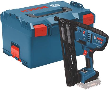 Bosch blau Bosch Professional GNH 18V-64 MD Akku-Finishing-Tacker 15GA 18V Grundkörper in L-Boxx - 0601482201