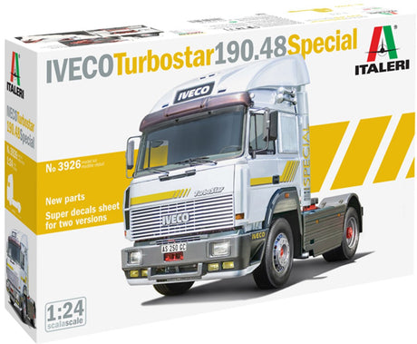 Italeri Modellbausatz LKW – 3926 Iveco Turbostar 190.48 Special – LKW Kunststoff – 1:24 – Modellbau