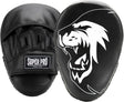 Super pro combat gear handpads curved pu zwart wit