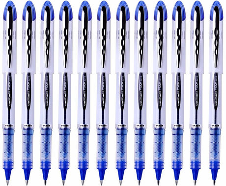Uni-ball liquid ink ballpoint pen vision elite ub-200 donkerblauw 12 stuks