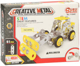 Lobbes metalen bouwpakket constructie bulldozer