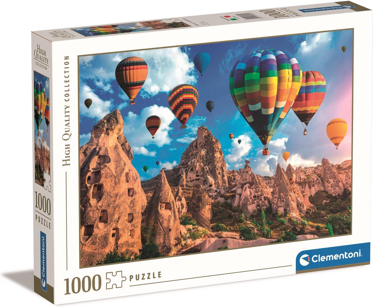 Clementoni Jigsaw Puzzleballons in Cappadocia, 1000st.