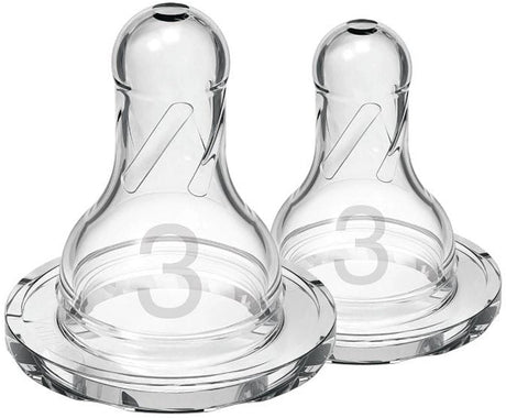 Dr. Brown's Options+ Flaschensauger – Phase 3 – Enghalsflasche – 2 Stück