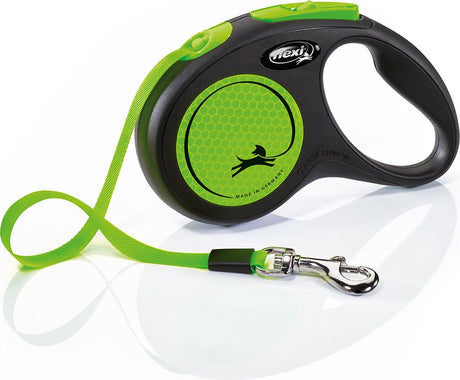 Flexi Retractable Line neues klassisches Neonband schwarz grün