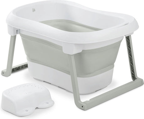 Hauck Wash n Fold L – Babybadewanne – faltbar – Weiß – Salbei