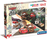Clementoni Jigsaw Puzzle Super Color Maxi Disney Cars, 104st.