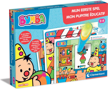 Clementoni Bildung – Bumba mein erstes Quiz – Lernspielzeug 2–4 Jahre – interaktiver Stift