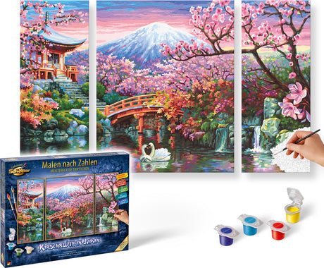Schipper Malen nach Zahlen - Kirschblüten - Hobbypaket