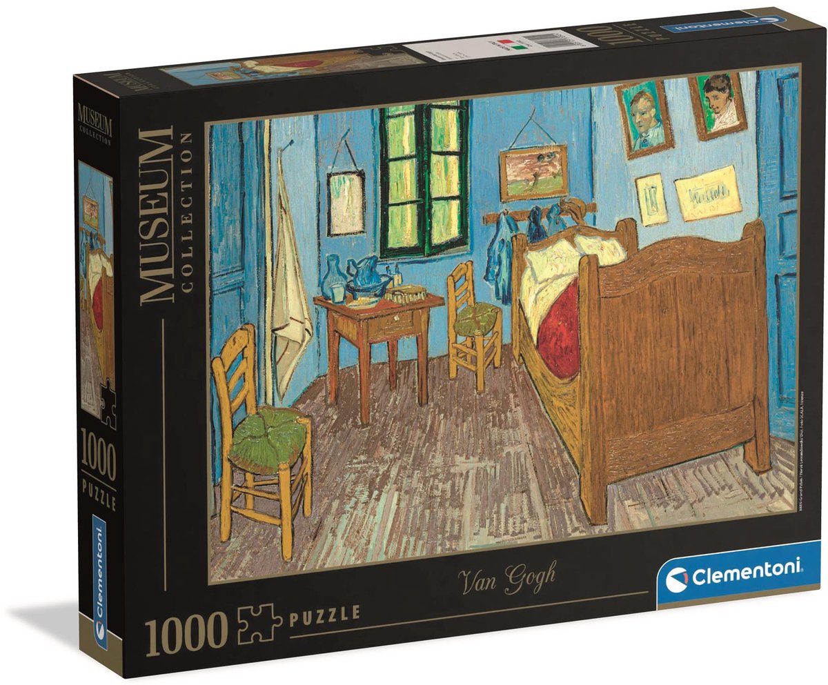 Clementoni Puzzle Kunstwerke Das Schlafzimmer, 1000 Teile.