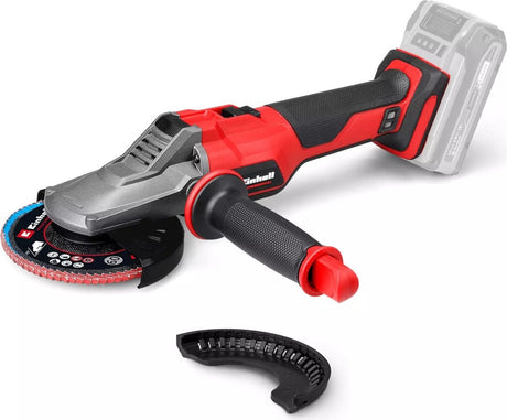 Einhell Profi-Akku-Winkelschleifer TP-AG 18 125 F LI BL Solo – Power X-Change – 18 V Li-Ion – ø125 mm – 8.500 t min – max. Schnitttiefe: 33 mm - Flachkopf - exkl. Akku, Ladegerät und Schleifscheibe