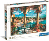 Clementoni Puzzle Kunstwerke Blick auf den Comer See, 1000 Teile.