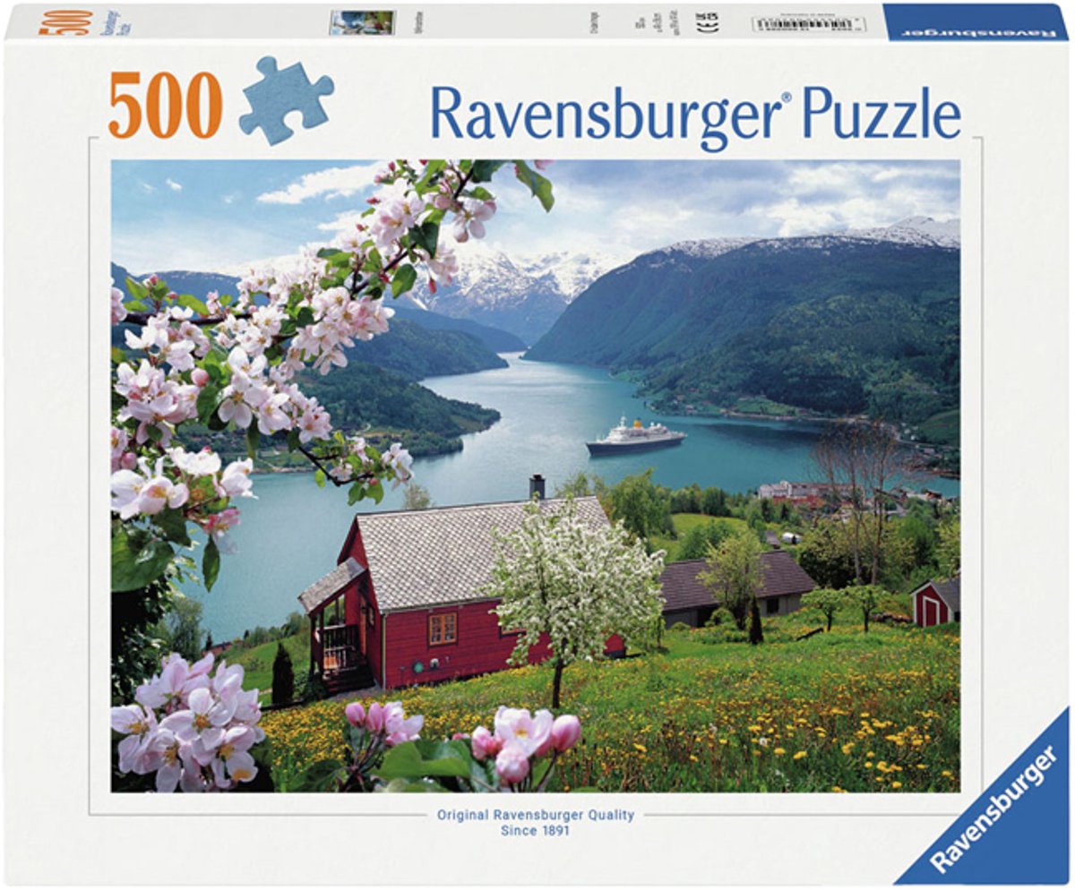 Ravensburger Puzzle Skandinavische Idylle – Puzzle 500 Teile Landschaft.