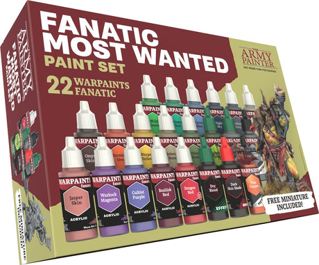 Der Armeemaler, Warpaints-Fanatiker, der meistgesuchte 22 x 18 ml Acrylfarbe, Miniatur-Hobbymalerei, Qualitätsfarbe für Miniatur-Wargaming
