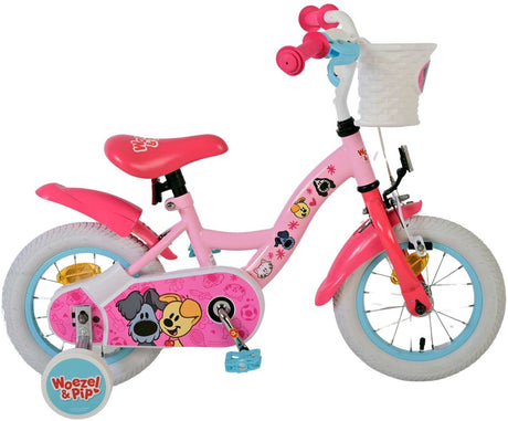 Woezel Pip Children's Bike - Mädchen - 12 Zoll - Pink