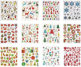 Aufkleberpaket Weihnachten, 12vel