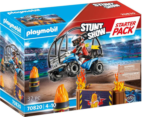 Playmobil-Starterpaket Stuntshow-Quad mit Feuerrampe – 70820