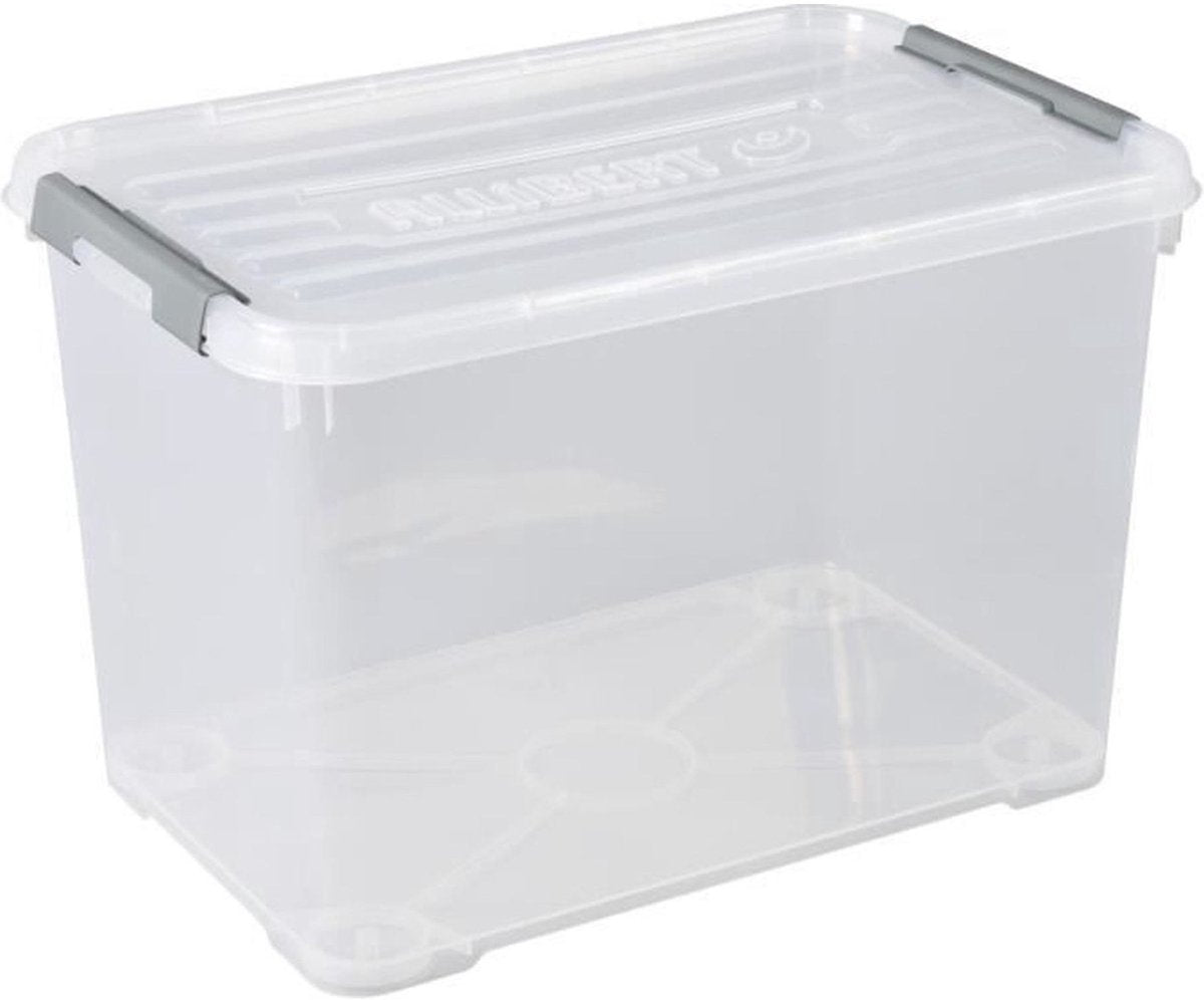 Curver Handy+ Aufbewahrungsbox mit Rollen 65l