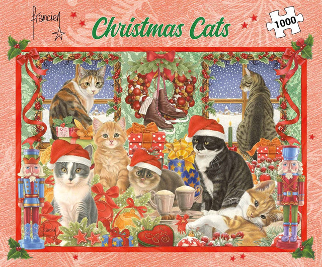Plenty gifts xms franciens katten puzzel 1000 stukjes