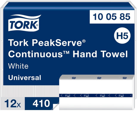 Tork 100585 Peakserve Endloshandtuchpapier Kreis 1-lagig weiß H5 Universal (100585)