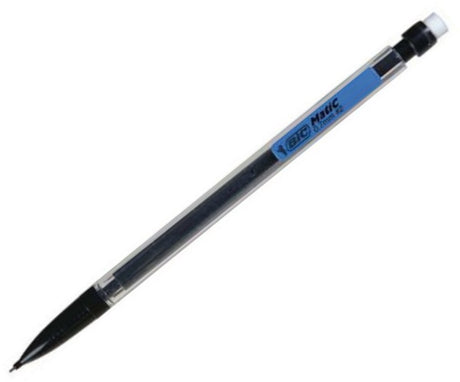 Bic Druckbleistift Matic 0,7 mm HB, schwarzer Halter, Radiergummi, nachfüllbar