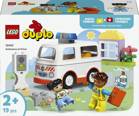 Lego Duplo Town 10447 Krankenwagen mit Fahrer