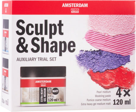 Amsterdam mittleres Skulpturen- und Formenset | 4 x 120 ml