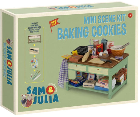 Bambolino sam julia het muizenhuis miniatuur-bakscã¨ne knutselpakket - speelgoed kinderen - schaal 1:12 - knutselen - voor meisjes en jongens - toys