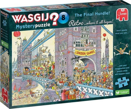 Brandless Sans Marque Wasgij Retro Mystery 8 Puzzle – Die letzte Hürde!, 1000 Teile.