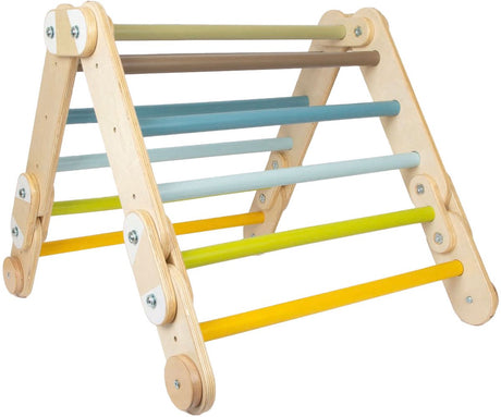 Small Foot - Holzklettergerüst 2in1 Dreieck und Abenteuerwandregal