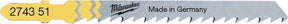 Milwaukee t 101 d Stichsägeblatt für Präzisionsschnitte in Holz ve= 5 - 4932274351