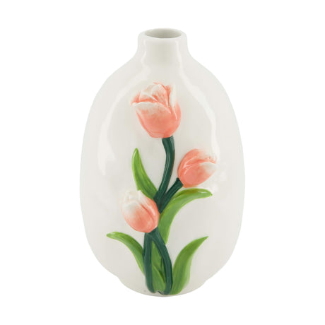 Dijk Natural Collections Vase aus Keramik, 15,4 x 15,4 x 23,7 cm, Tulpe