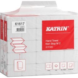 Katrin Classic No Stop M2 Falthandtuch mit gefalteten Händen. 25x160 Blatt durchgehend m2