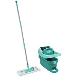 Leifheit profi xl Bodenwischer - Komplettsystem - Micro Duo - mit Rädern - 42 cm Wischbreite - 8 Liter Eimer