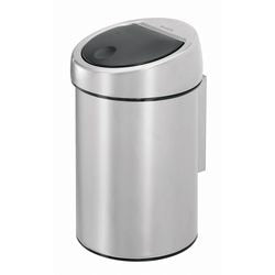 Brabantia Brab Touch Mülleimer 3 l, mattierter Stahl, druckfest