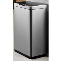 EKO Müll kann mit Sensor Mirage 2x20 l Matte Silberfarbe gefärbt
