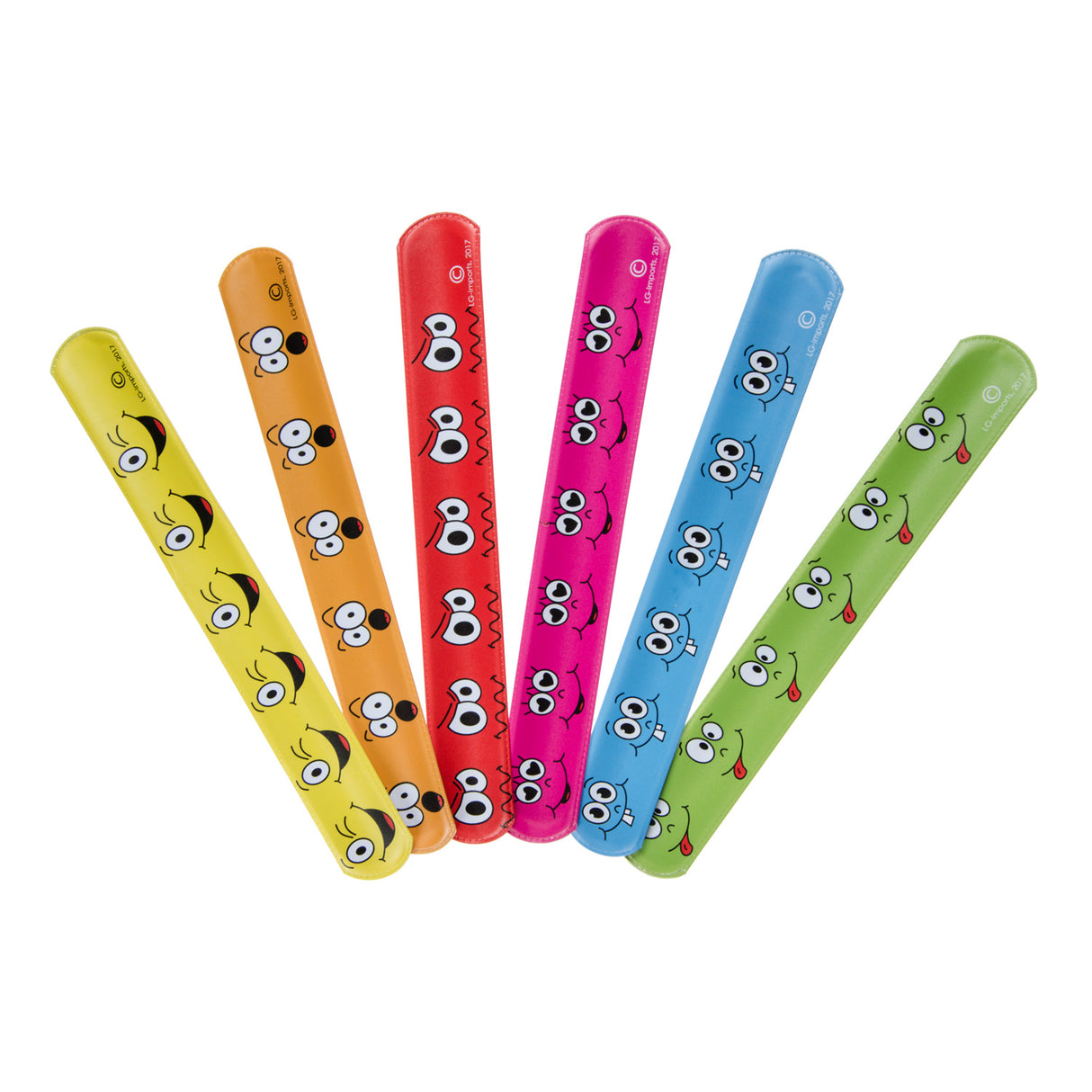 Duckiez Slap-Armband Smiley-Gesicht