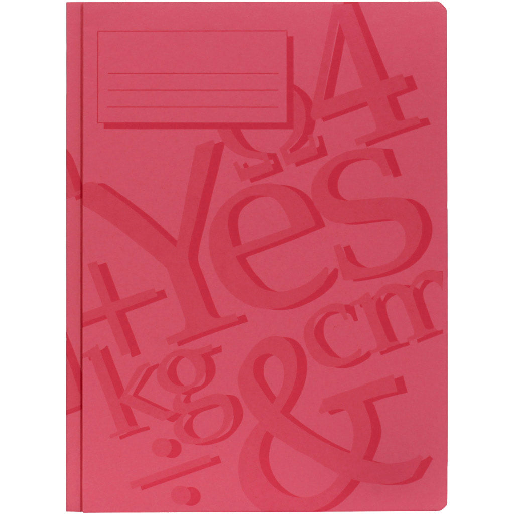 Arbeitsbuch, A4, rot, 100 Teile, 1 Box