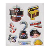Duckiez Sticker Piraten glitzernd