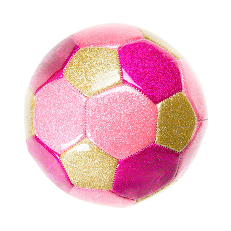 Duckiez Metallic Football Pink, 15 cm