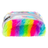 LG-Imports Flauschiges Federmäppchen Regenbogen