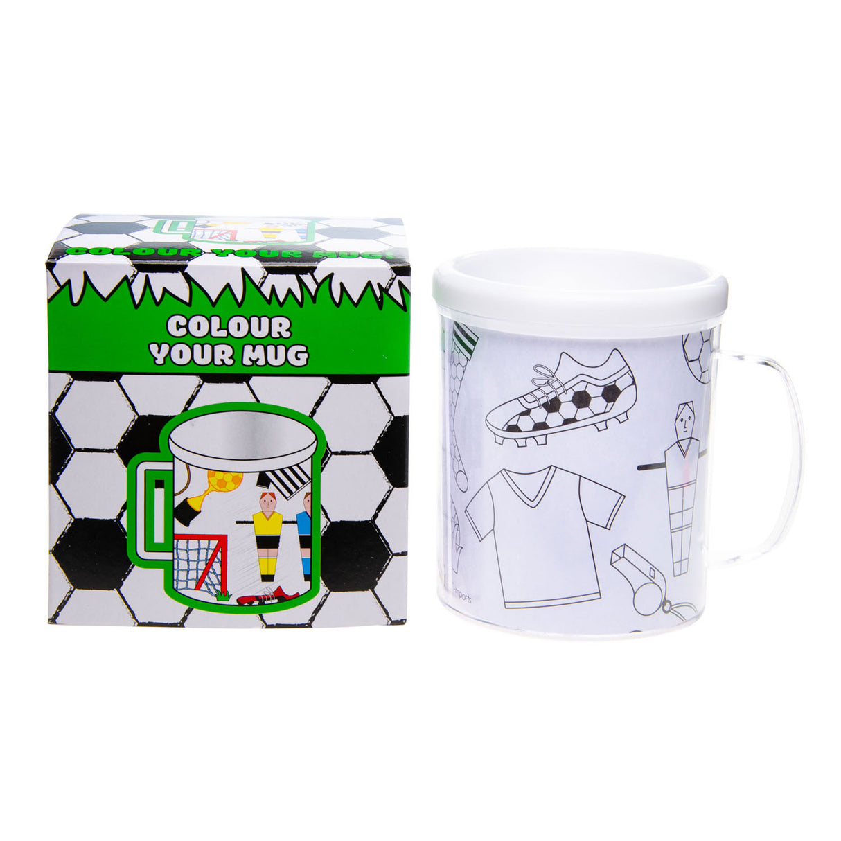 Duckiez färbe deine eigene Fußballtasse
