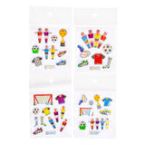 Duckiez Aufkleber Fußball glitzernd