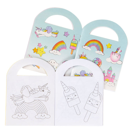 Duckiez-Malbuch mit Einhorn-Aufklebern