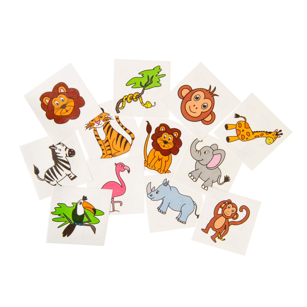 Duckiez Tattoos Wildtiere, 12 Stk.