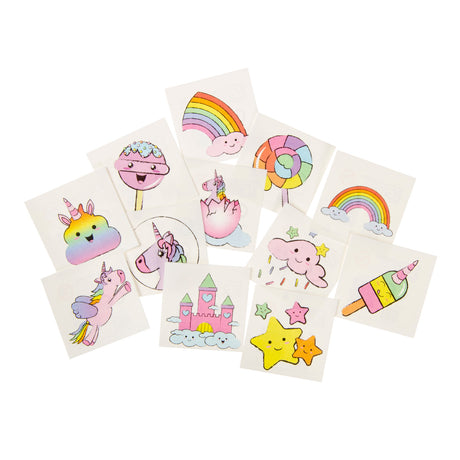 Duckiez Tattoos Einhorn, 12 Stk.
