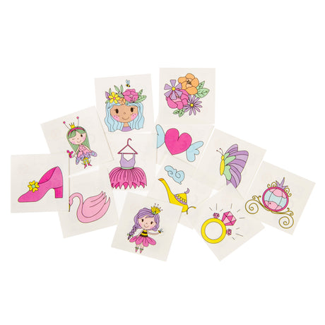 Duckiez Tattoos Prinzessin, 12 Stk.
