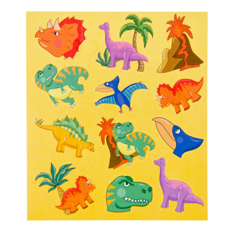 Duckiez Stickerbogen Dinosaurier, 12 Stk.