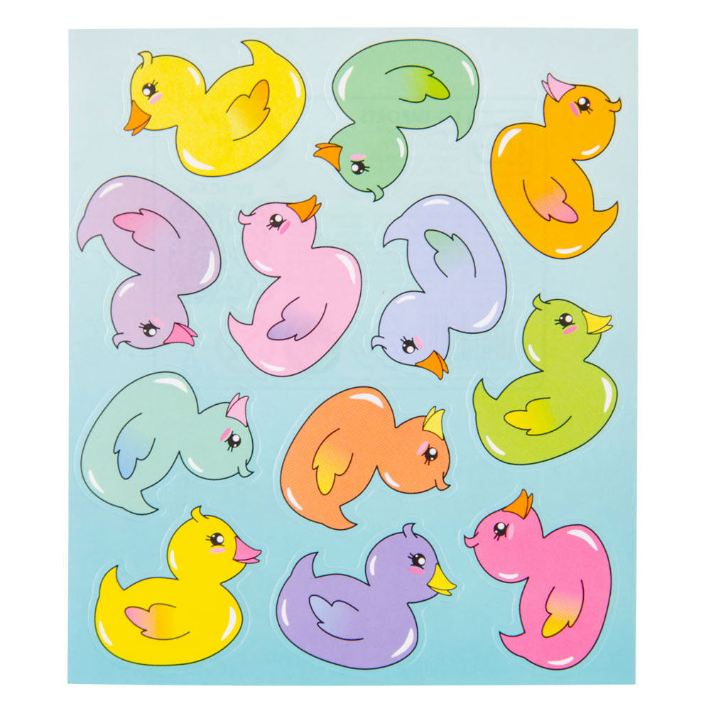 Duckiez-Aufkleberbogen mit Enten