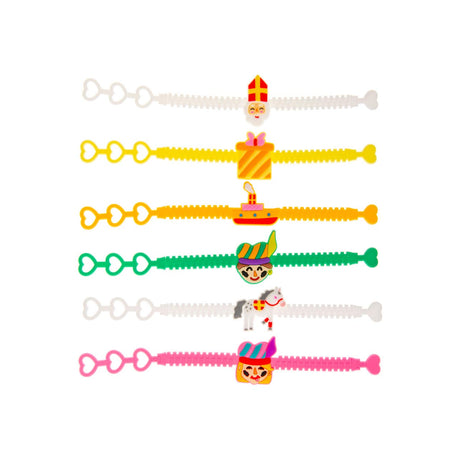 Duckiez-Armbänder Sinterklaas, 12er-Set.
