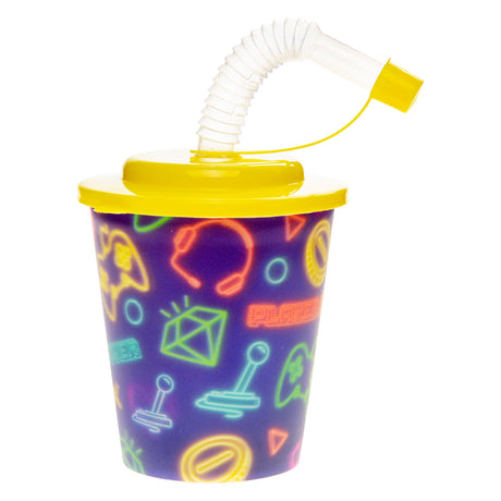 Duckiez Cup mit Deckel und Strohspieler, 12st.